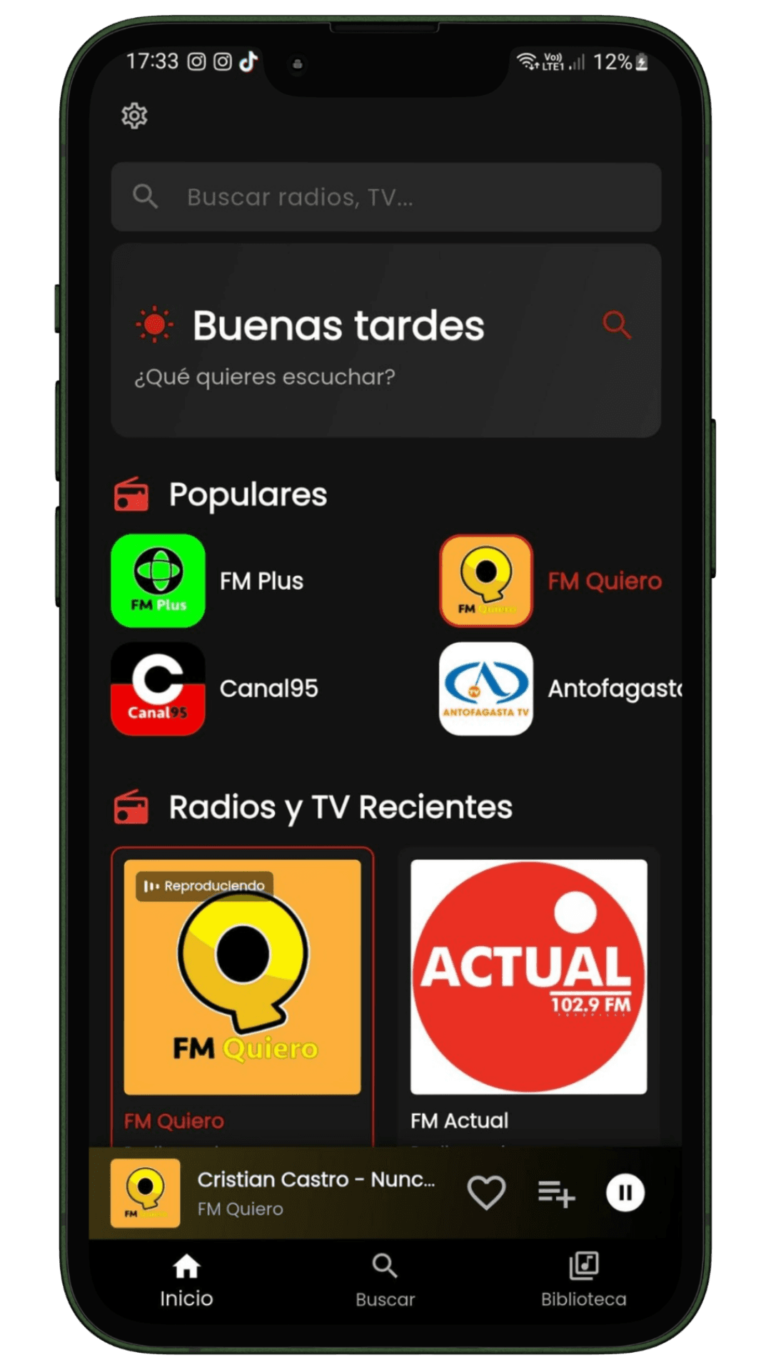 Streaming de Radio y TV