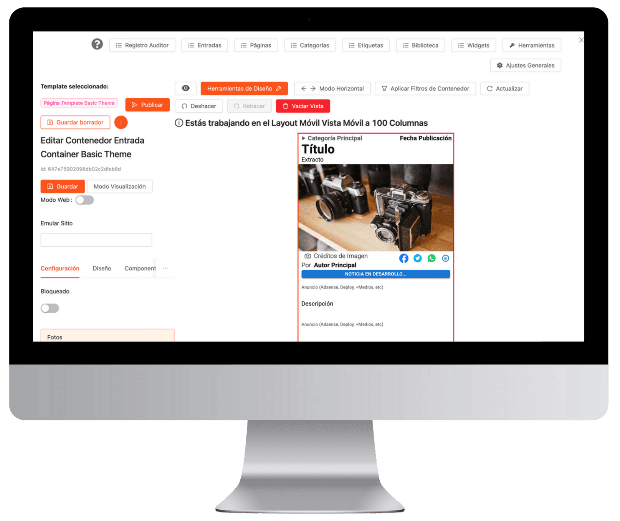 Website Creation for Media